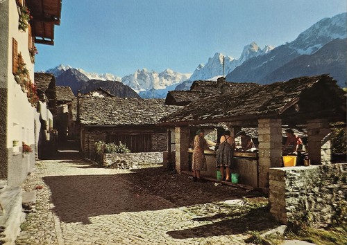 Soglio bergell bondasca 1983 - soglio,