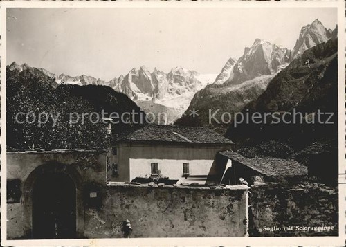 Soglio mit scioragruppe - mit,