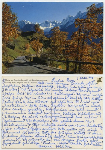 48872 soglio mit - soglio, (bergell)