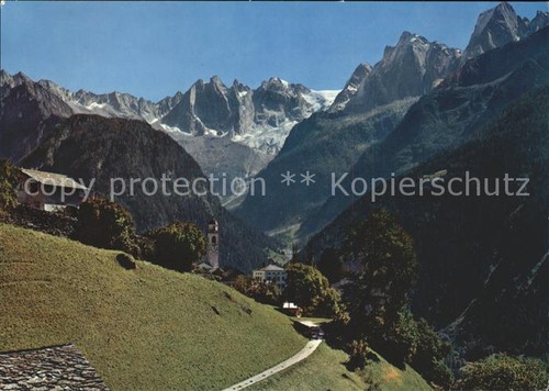 Soglio mit bondasca gruppe - mit,