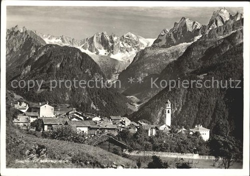 Soglio mit scioragruppe - mit,