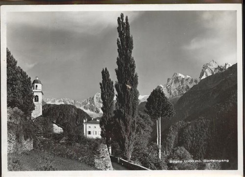 Soglio dorfeingang alpen - soglio,