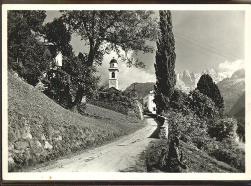 Soglio dorfeingang - soglio,