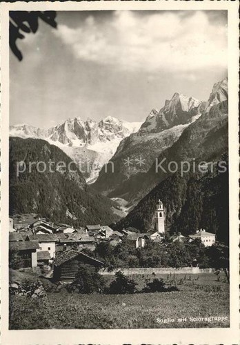 Soglio mit scioragruppe - mit,