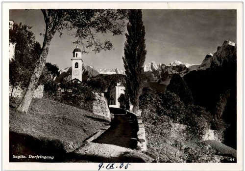 Soglio dorfeingang 136670 - soglio,
