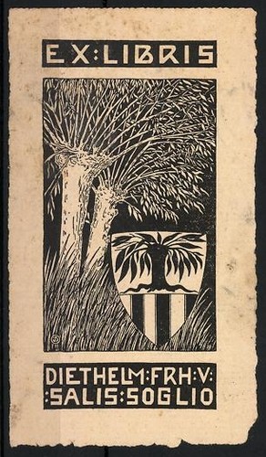 Exlibris diethelm frh - diethelm, frh.
