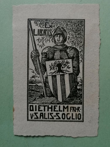 Exlibris diethelm freiherr von - exlibris,