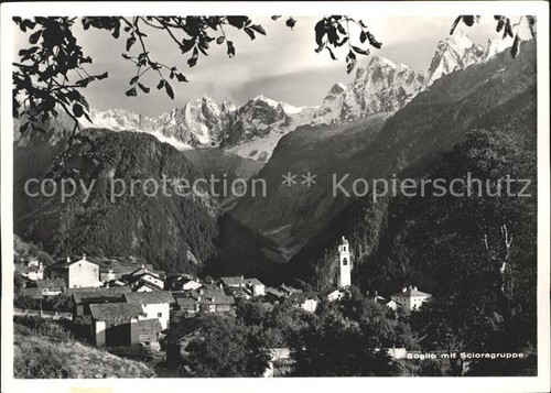 Soglio mit scioragruppe - soglio,