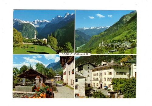 Ansichtskarte soglio - ak, /