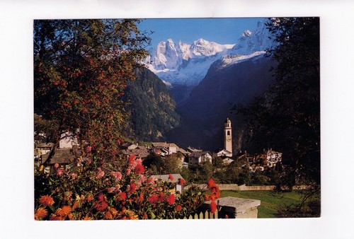 Ansichtskarte soglio mit - soglio,