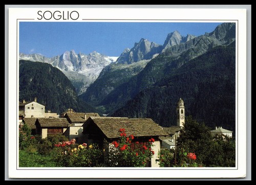 Ansichtskarte soglio val - ansichtskarte,