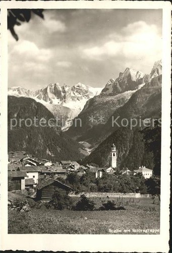 Soglio mit scioragruppe - soglio,