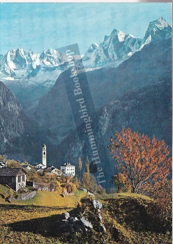 Soglio schweiz postkarte mit - soglio,