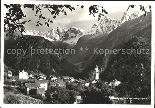 Soglio mit scioragruppe - soglio,