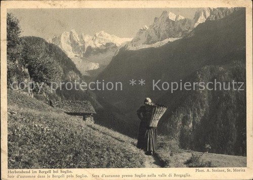 Soglio frau mit korb - frau,