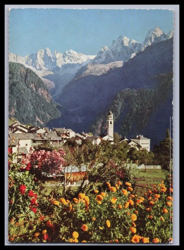 Ansichtskarte soglio - soglio, im
