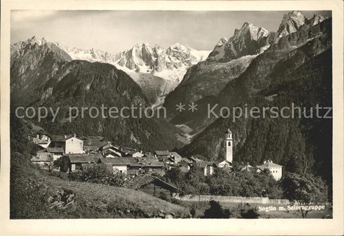 Soglio mit scioragruppe - mit,