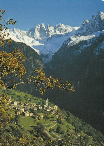 Alte postkarte soglio im - soglio,
