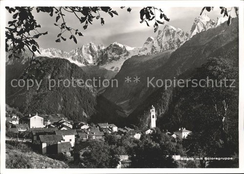 Soglio mit scioragruppe - mit,