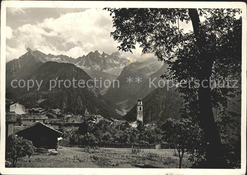 Soglio teilansicht - soglio,